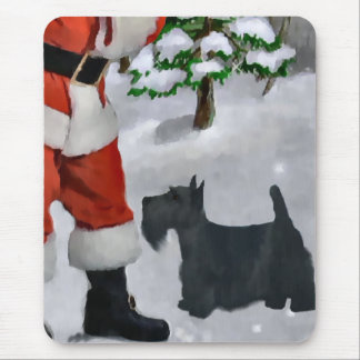 Alfombrilla De Ratón Regalos de Navidades Terrier de Escocia