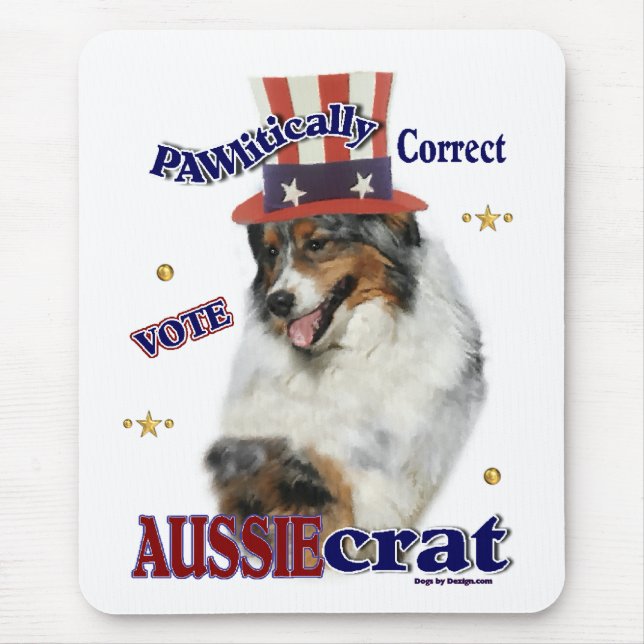 Alfombrilla De Ratón Regalos de pastores australianos (Frente)