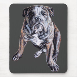 Alfombrilla De Ratón Regalos de Personalizados de Bulldog inglés de Art
