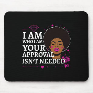 Alfombrilla De Ratón Regalos de Reina Negra Afro Natural Rizado African