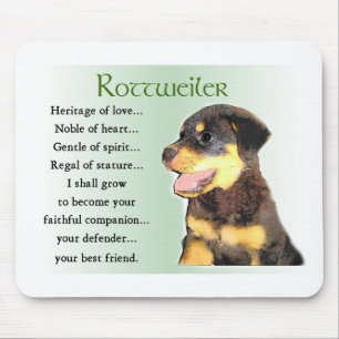 Alfombrilla De Ratón Regalos de Rottweiler Lovers