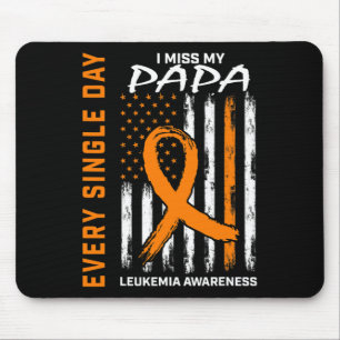 Alfombrilla De Ratón Regalos De Simpatía Pérdida De Papa Naranja Leukem