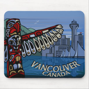Alfombrilla De Ratón Regalos de toques de vancouver Souvenir Mouse Pad 