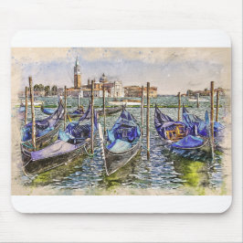 Alfombrilla De Ratón regalos de vacaciones venecia, venezia, italia