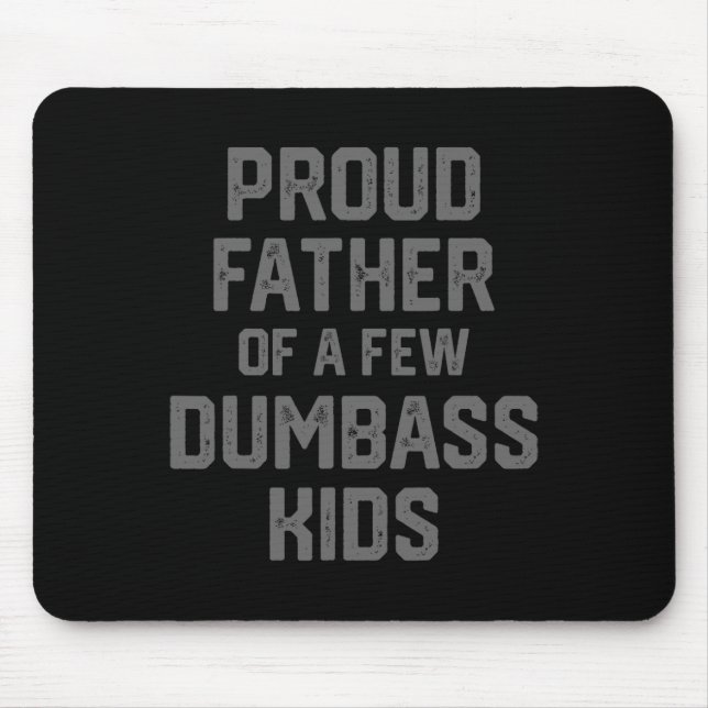 Alfombrilla De Ratón Regalos Del Día Del Padres Para Padre De Niños (Frente)