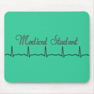 Alfombrilla De Ratón Regalos del diseño del estudiante de medicina QRS
