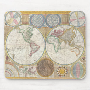 Alfombrilla De Ratón Regalos del mapa del mundo