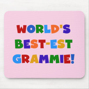 Alfombrilla De Ratón Regalos del Mejor-est Grammie del mundo brillante