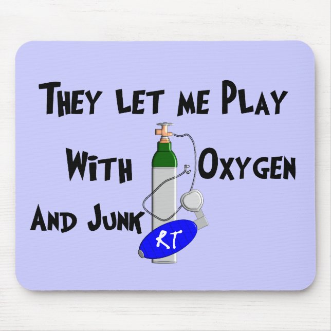 Alfombrilla De Ratón Regalos divertidos del terapeuta respiratorio (Frente)