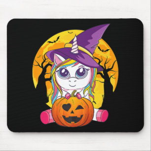 Alfombrilla De Ratón Regalos divertidos retro de Halloween Chica de uni