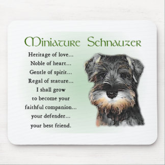 Alfombrilla De Ratón Regalos en miniatura de Schnauzer