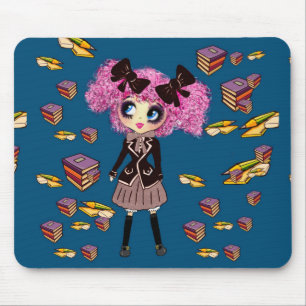 Alfombrilla De Ratón Regalos estudiantiles Chicas de Kawaii con PinkyP