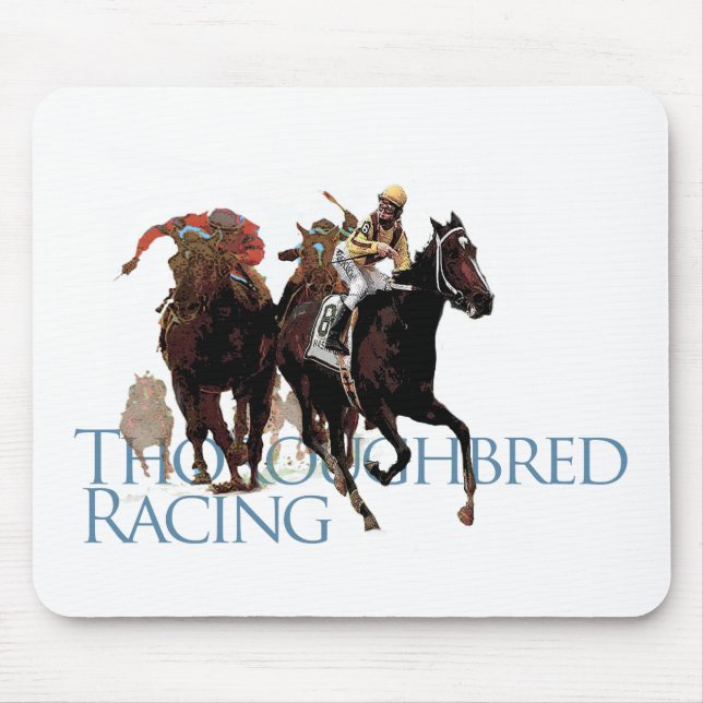 Alfombrilla De Ratón Regalos excelentes de la carrera de caballos (Frente)