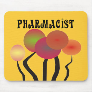 Alfombrilla De Ratón Regalos Farmacéuticos Diseño de Árboles singulares
