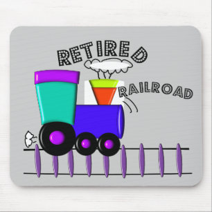 Alfombrilla De Ratón Regalos jubilados del trabajador del ferrocarril