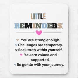 Alfombrilla De Ratón Regalos motivacionales inspiradores Pequeños Recor