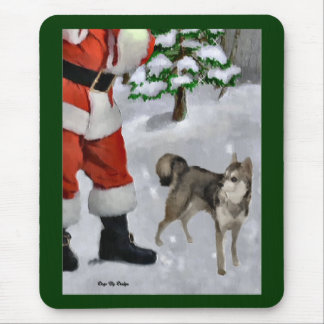 Alfombrilla De Ratón Regalos Navidades de Alaskan Klee Kai