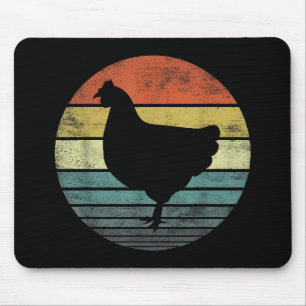 Alfombrilla De Ratón Regalos para amantes del pollo divertido granjero
