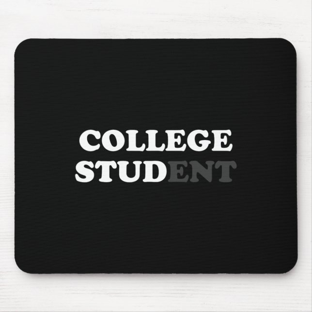 Alfombrilla De Ratón Regalos para hombres estudiantes universitarios un (Frente)