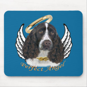 Alfombrilla De Ratón Regalos perfectos del ángel del perro de aguas de