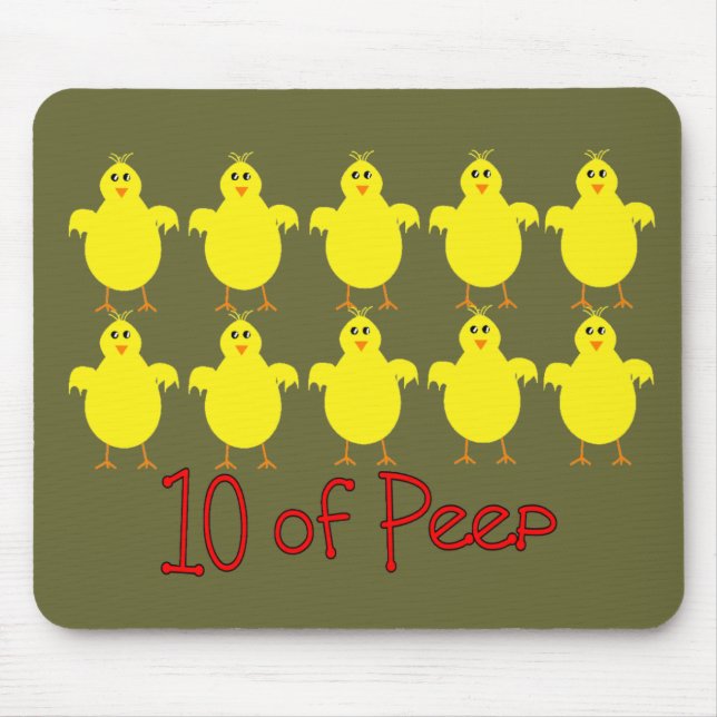Alfombrilla De Ratón Regalos respiratorios "10 de la terapia del PÍO" (Frente)