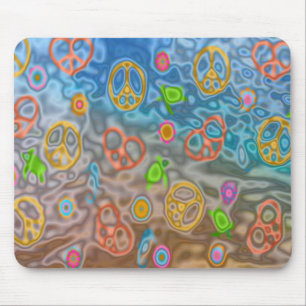 Alfombrilla De Ratón Regalos Retro 60 Pacíficos de ropa de vida oceánic