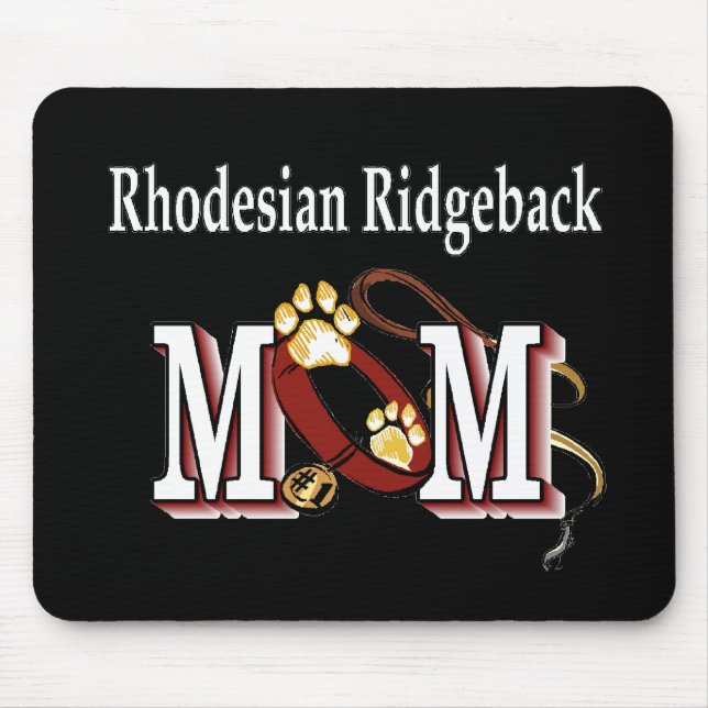 Alfombrilla De Ratón Regalos Ridgeback MOM de Rhodesia (Frente)