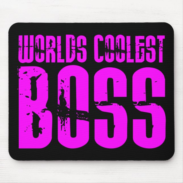 Alfombrilla De Ratón Regalos rosas de Guay para los jefes : Jefe más fr (Frente)