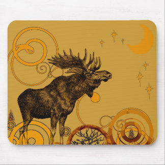 Alfombrilla De Ratón Regalos Vintage Moose