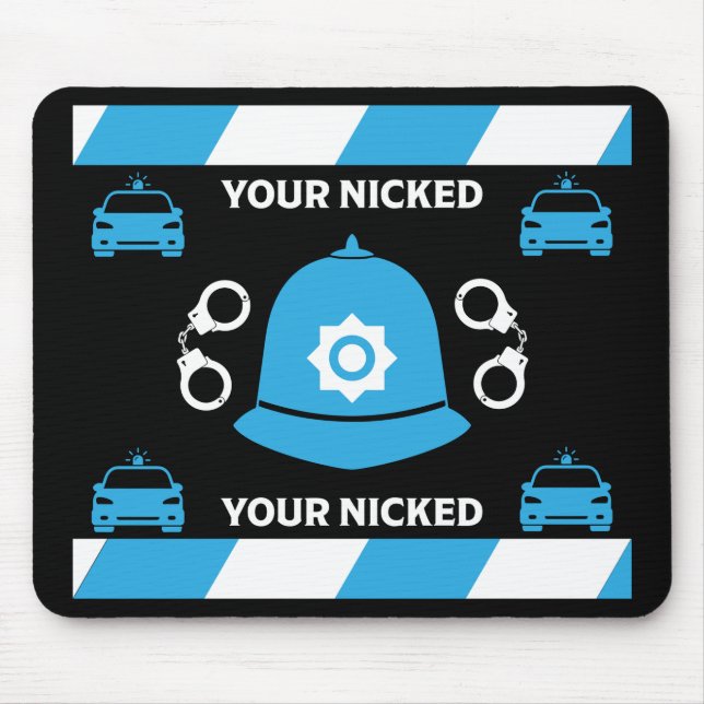 Alfombrilla De Ratón Regalos Y Accesorios De La Policía Británica (Frente)