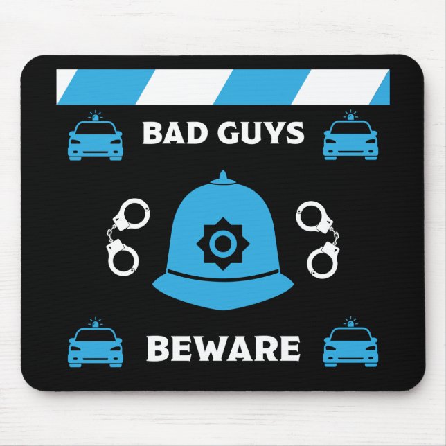 Alfombrilla De Ratón Regalos Y Accesorios De La Policía Británica (Frente)