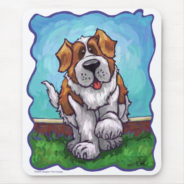 Alfombrilla De Ratón Regalos y accesorios de St. Bernard (Frente)