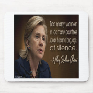 Alfombrilla De Ratón Regalos y camisetas de Hillary Clinton Mujeres R A
