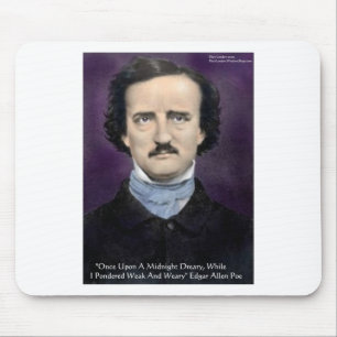Alfombrilla De Ratón Regalos y Tarjetas de Citas de Edgar Allan Poe "El