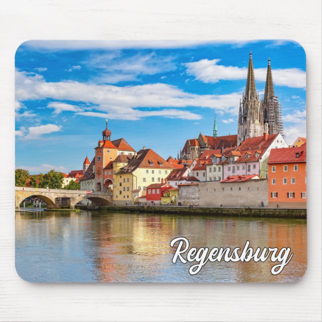 Alfombrilla De Ratón Regensburg (Alemania) (Frente)