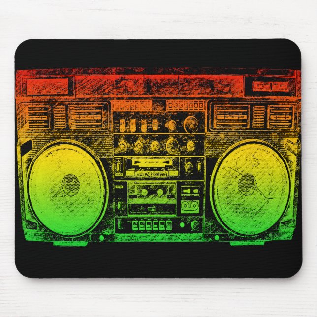 Alfombrilla De Ratón Reggae Boombox (Frente)