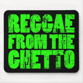 Alfombrilla De Ratón Reggae del ghetto - cojín de ratón (verde)