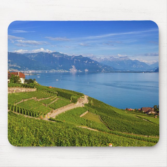 Alfombrilla De Ratón Región de Lavaux, Vaud, Suiza (Frente)
