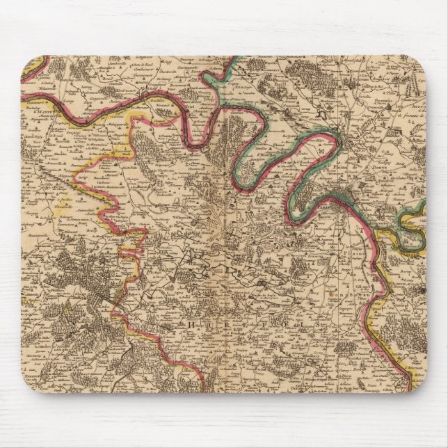 Alfombrilla De Ratón Región de París Francia 2 (Frente)