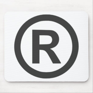 Alfombrilla De Ratón Registrado