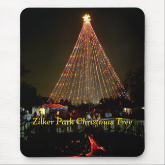 Alfombrilla De Ratón Registro de Yule, árbol de navidad del parque de