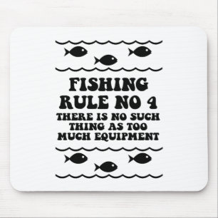 Alfombrilla De Ratón Regla ningunos de la pesca 4