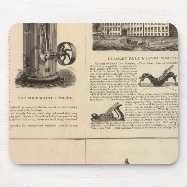 Alfombrilla De Ratón Regla y nivel de Foos y Jane Stanley (Frente)