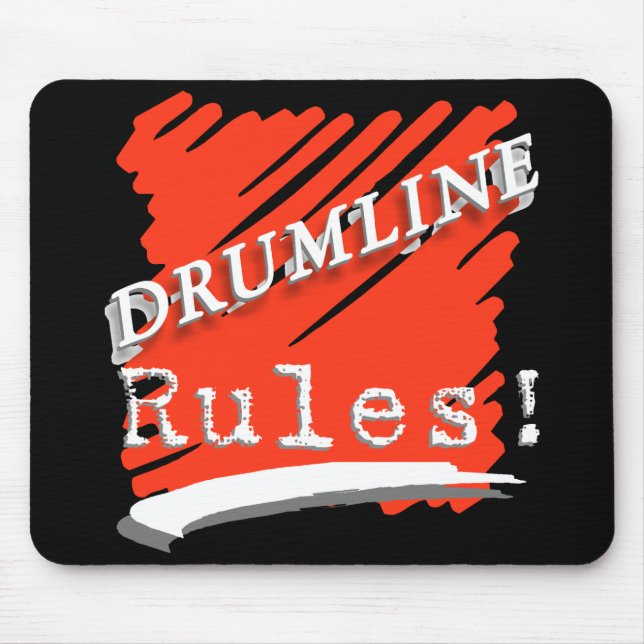 Alfombrilla De Ratón Reglas de Drumline (Frente)