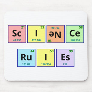 Alfombrilla De Ratón Reglas de la ciencia