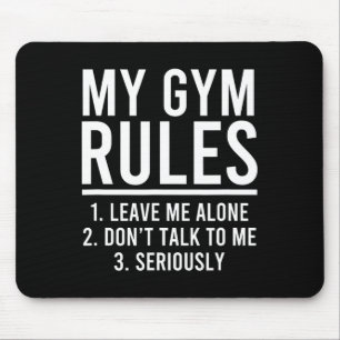 Alfombrilla De Ratón Reglas divertidas para mi gimnasio