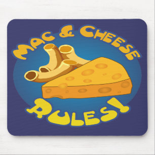 Alfombrilla De Ratón Reglas Mousepad del mac y del queso