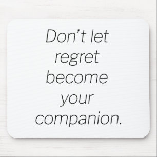 Alfombrilla De Ratón Regret Mouse Pad