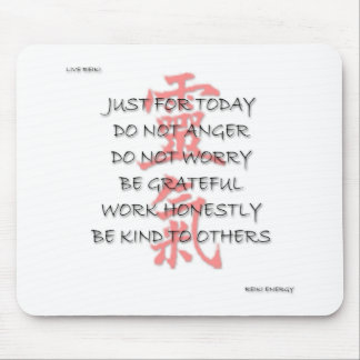 ALFOMBRILLA DE RATÓN ¡REIKI PRICIPLES EN INGLÉS EN SUS YEMAS DEL