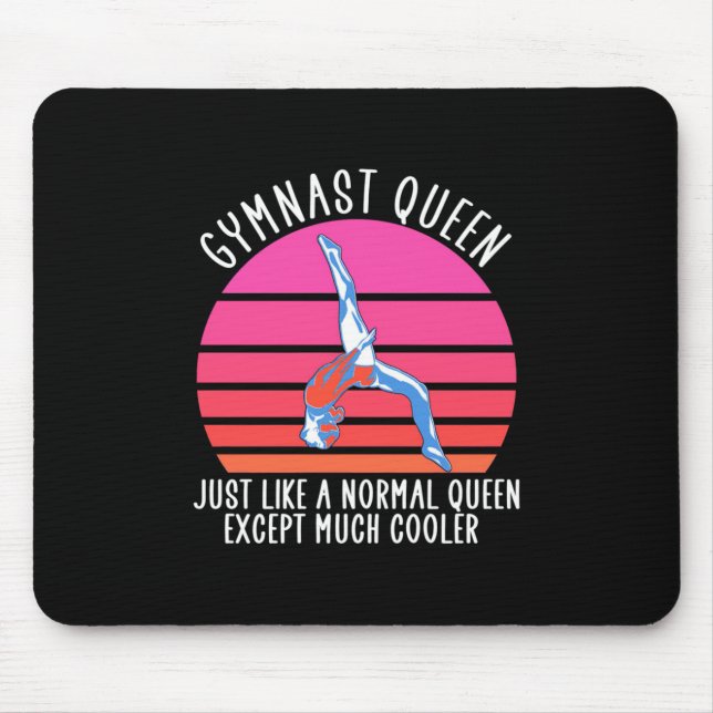 Alfombrilla De Ratón Reina de gimnasia (Frente)